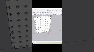 Create grilles grating or perforated screens / 1001bit plugin SketchUp 
