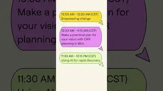 Miroversity Live '24: Event Agenda