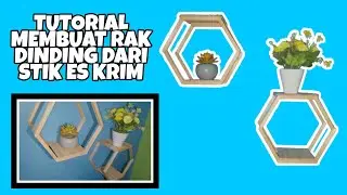 IDE KREATIF TUTORIAL MEMBUAT RAK DINDING DARI STIK ES KRIM || RAK MEJA DAN RAK GANTUNG