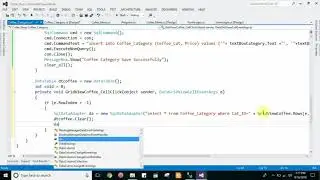 C# Coffee Shop Project step by step for Beginners Tutorial 3