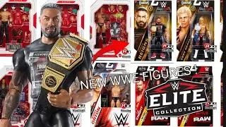MASSIVE NEW WWE FIGURE REVEALS ELITE ULTIMATE MAINEVENT SERIES ROMAN REIGNS THE ROCK +MORE !!!