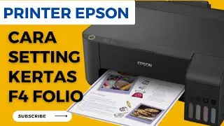 Cara setting atau menambahkan ukuran kertas f4 pada printer epson l1210 ataupun L series lainnya
