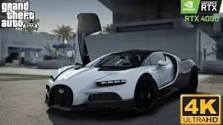 GTA V ULTRA REALISTIC GRAPHICS | BUGATTI TOURBILLON GAMEPLAY | 4K60FPS