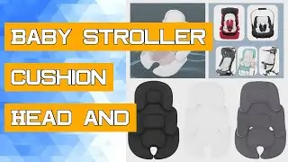 Baby Stroller Cushion Head and  Pillow Car Seat Pad Liner Baby Shower Car Seat Insert Baby Newborn I