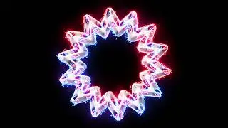 Zigzag lightning circle - AfterEffects