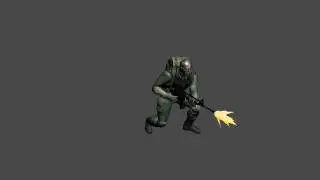soldier shooting