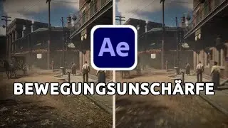 After Effects - Bewegungsunschärfe einstellen (Motion Blur | Deutsch)