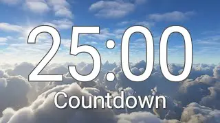 25 Minute Timer with Relaxing Music and Alarm