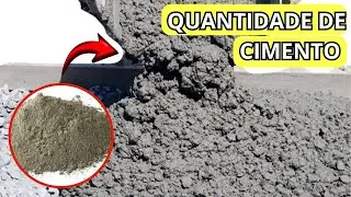 COMO CALCULAR A QUANTIDADE DE CIMENTO? I Passo a Passo para o concreto de 25 MPa e método ABCP