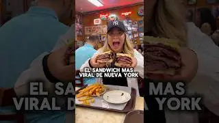 Probando el sandwich más viral de Nueva York #travel  #comida #nuevayork #newyork