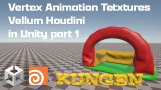 Vat Vertex Animation Textures Vellum Houdini in Unity part 1