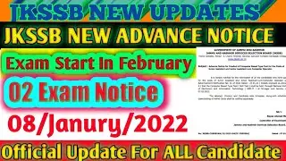 JKSSB NEW EXAM DATE ANNOUNCED NEW UPDATES January 8, 2023