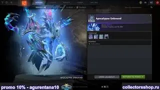 Apocalypse Unbound set for Ancient Apparition DOTA 2 TI10 Collector's Cache