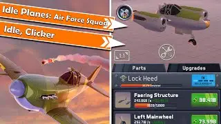 Idle Planes: Air Force Squad - Gameplay 🦝 | Build classic aircraft game [09/2022]