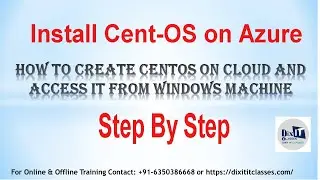 CentOS Install on Azure Cloud | CentOS Virtual Machine Installation on Cloud | CentOS on Azure