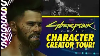 Cyberpunk 2077 Character Creator Tour! Female and Male V!