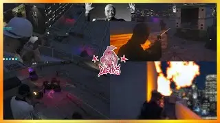 Besties vs Cops At White Garage // RP Truck (24 POVs) | NoPixel 4.0 GTA RP