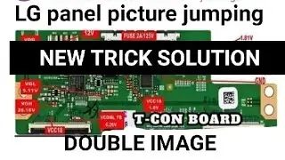 LG panel picture jumping, double image issue, latest trick 2025#panel #lg 49
