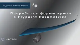 Проработка формы крыла в Flypoint Parametrica