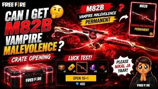 Can I Get the M82B Vampire Malevolence? 😱 | Free Fire Crate Opening ⭐