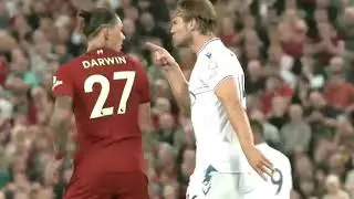 Darwin Núñez Red Card Vs Crystal Palace🚫