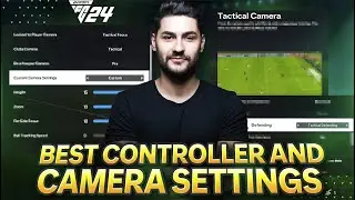 FC 24 BEST CONTROLLER & CAMERA SETTINGS TUTORIAL TO INCREASE REACTION TIME & WIN PERCENTAGE!!