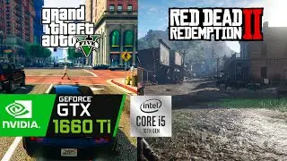 GTX 1660 TI + i5 10400f + 32 GB RAM(GTA V e Red Dead Redemption 2)