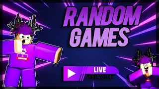 🔴LIVE! ROBLOX RANDOM GAME'S ROAD TO 20.5K!