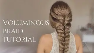 Voluminous FRENCH BRAID tutorial | VIRAL TIKTOK, YOUTUBE SHORTS BRAID