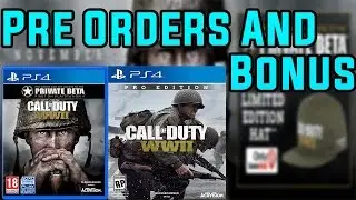 Call of duty WW2 Pre-Orders and Bonuses Details!