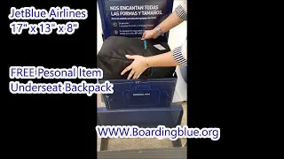 JETBLUE Free Personal Item, Free Under Seat Bag for Any Airlines