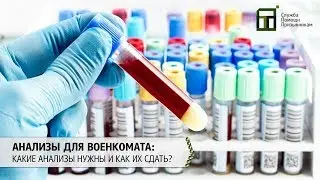 Анализы для военкомата | Какие анализы нужны в военкомате и как их правильно сдать?