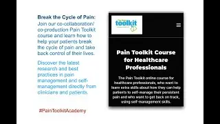 Pain Toolkit Academy Course