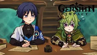 La vida diaria de Scaramouche - Genshin Impact comic (FANDUB)