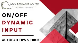 AutoCAD Dynamic Input Setting | How to Hide/Show Command Box at Cursor?