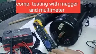 compressor testing with multimeter | compressor testing with magger #zkmultitech