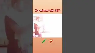 HIT se jlai aag. #experiment #blast #funny #scary #fire #homemade #diy