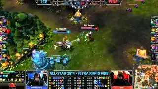 Bjergsen 1v3 + Shy mana shield
