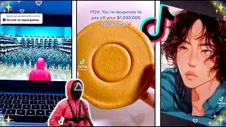 🐙💰 Squid Game TikTok Compilation That Plays Red Light, Green Light