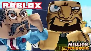Getting BUFF in ROBLOX Muscle Legends 💪 Million Warriors Roblox gameplay