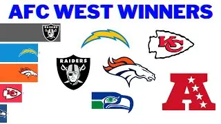 AFC West Winners