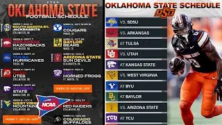 2024 Oklahoma State Cowboys Football Game Schedule
