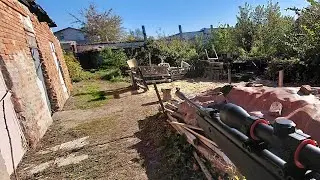 Стреляю с воздушной винтовки VOLTRAN