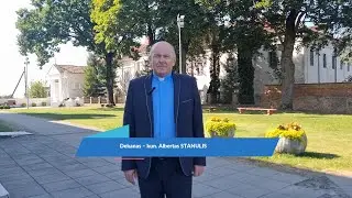 Įrengtas Raseinių bažnyčios fasado apšvietimas
