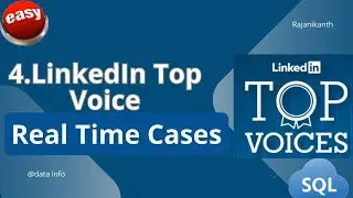 4. SQL Query for LinkedIn Top Voice Badge #sqltutorial