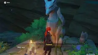 recite the sacred words in front of the sky kitsune statue genshin impact