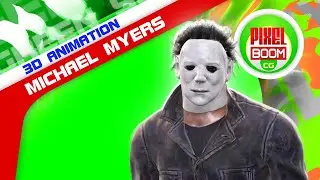 Green Screen Michael Myers Serial Killer Halloween 3D Animations - PixelBoomCG