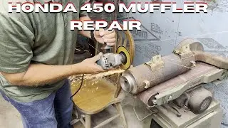 Honda 450 Foreman Muffler Repair! Success!