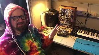 Cosmic Echo Squared with Analog Synthesizer Keyboard.