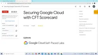Securing Google Cloud with CFT Scorecard 